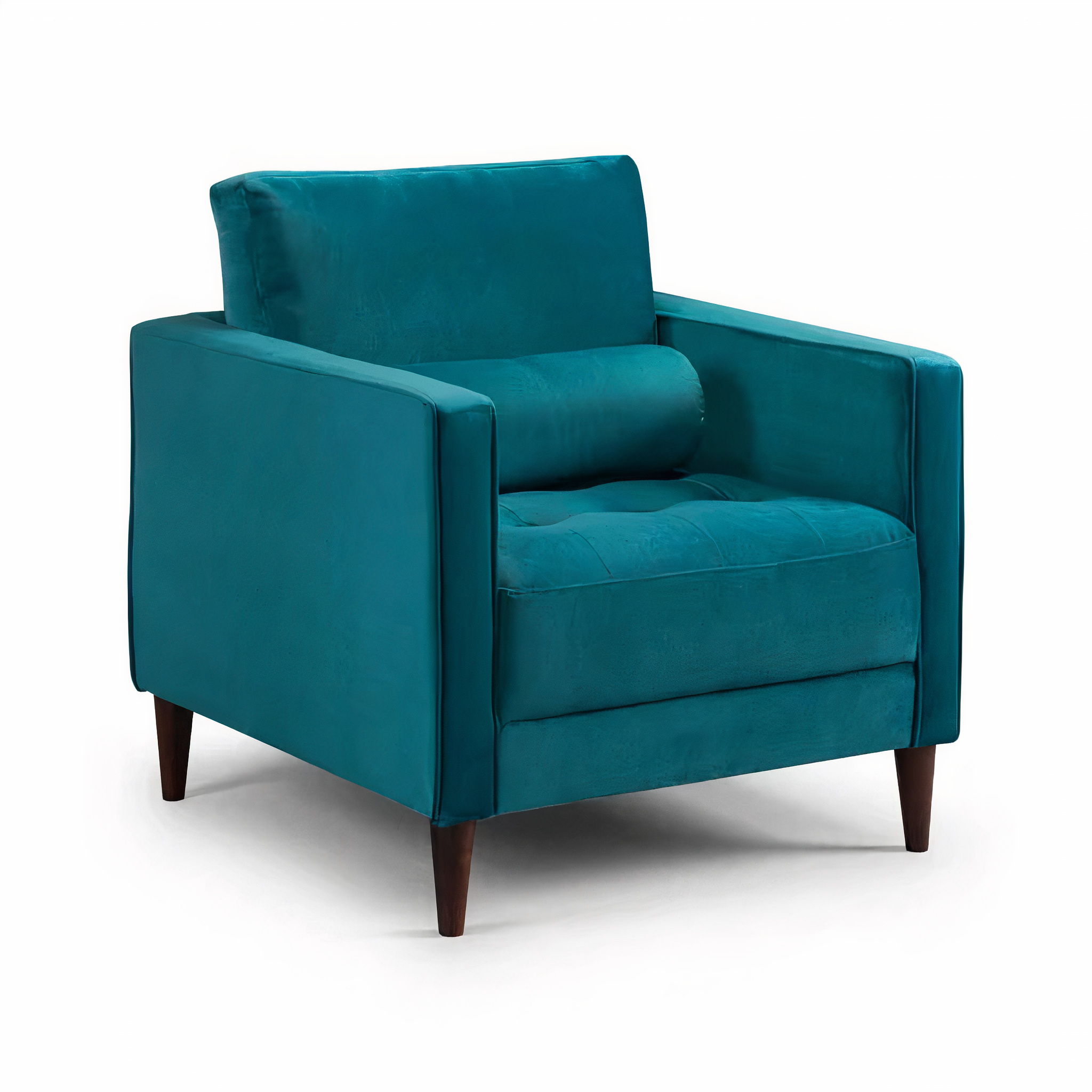 BELLE ARMCHAIR IN PLUSH TEAL DHF Furnishing