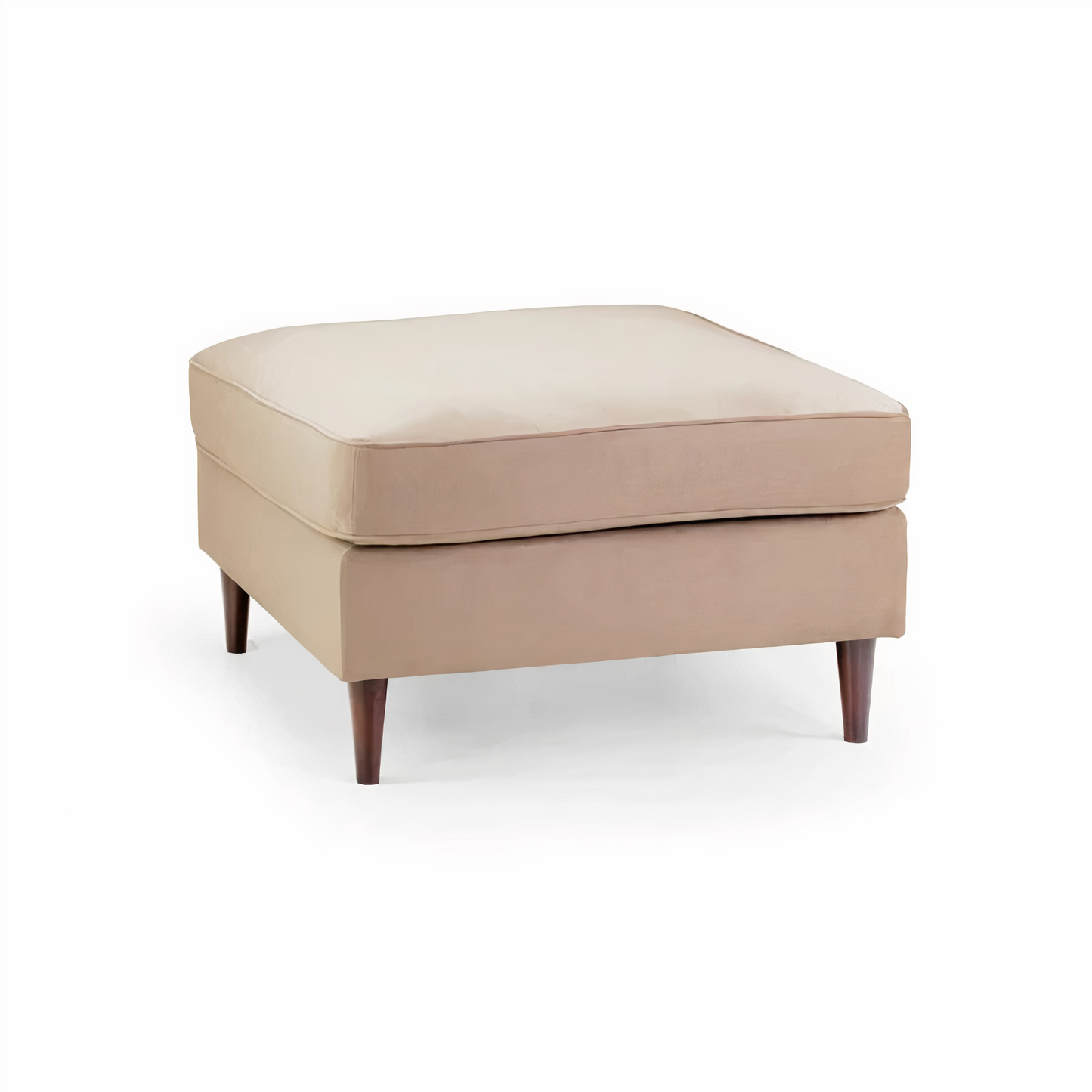 BELLE FOOTSTOOL IN PLUSH BEIGE DHF Furnishing