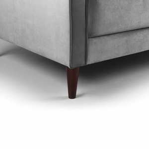 BELLE ARMCHAIR IN PLUSH GREY DHF Furnishing