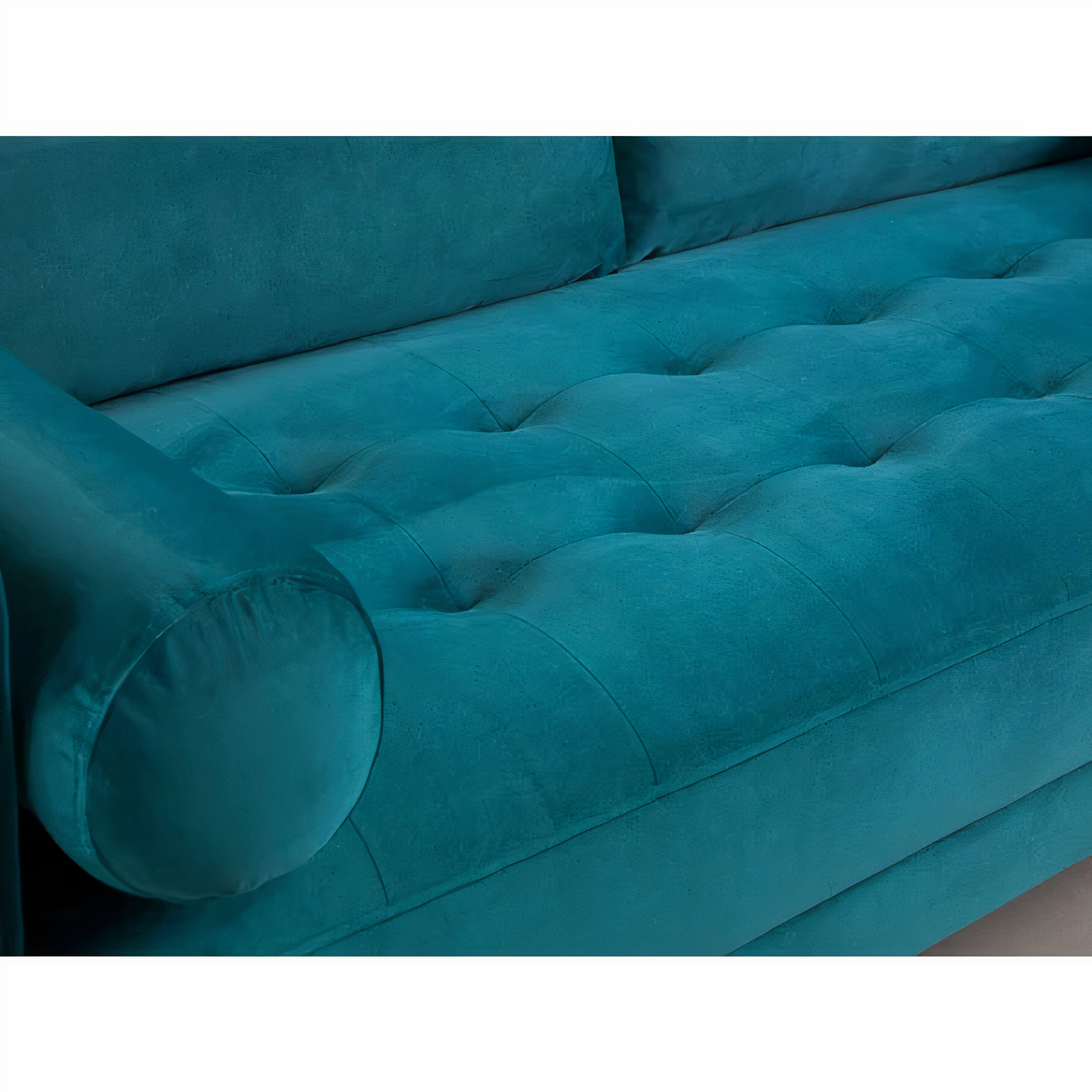 BELLE ARMCHAIR IN PLUSH TEAL DHF Furnishing