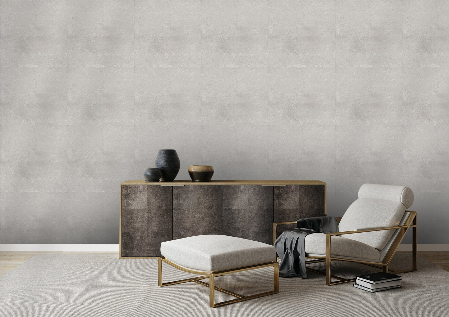 Febrico Grey 600mm x 1200mm DHF Furnishing
