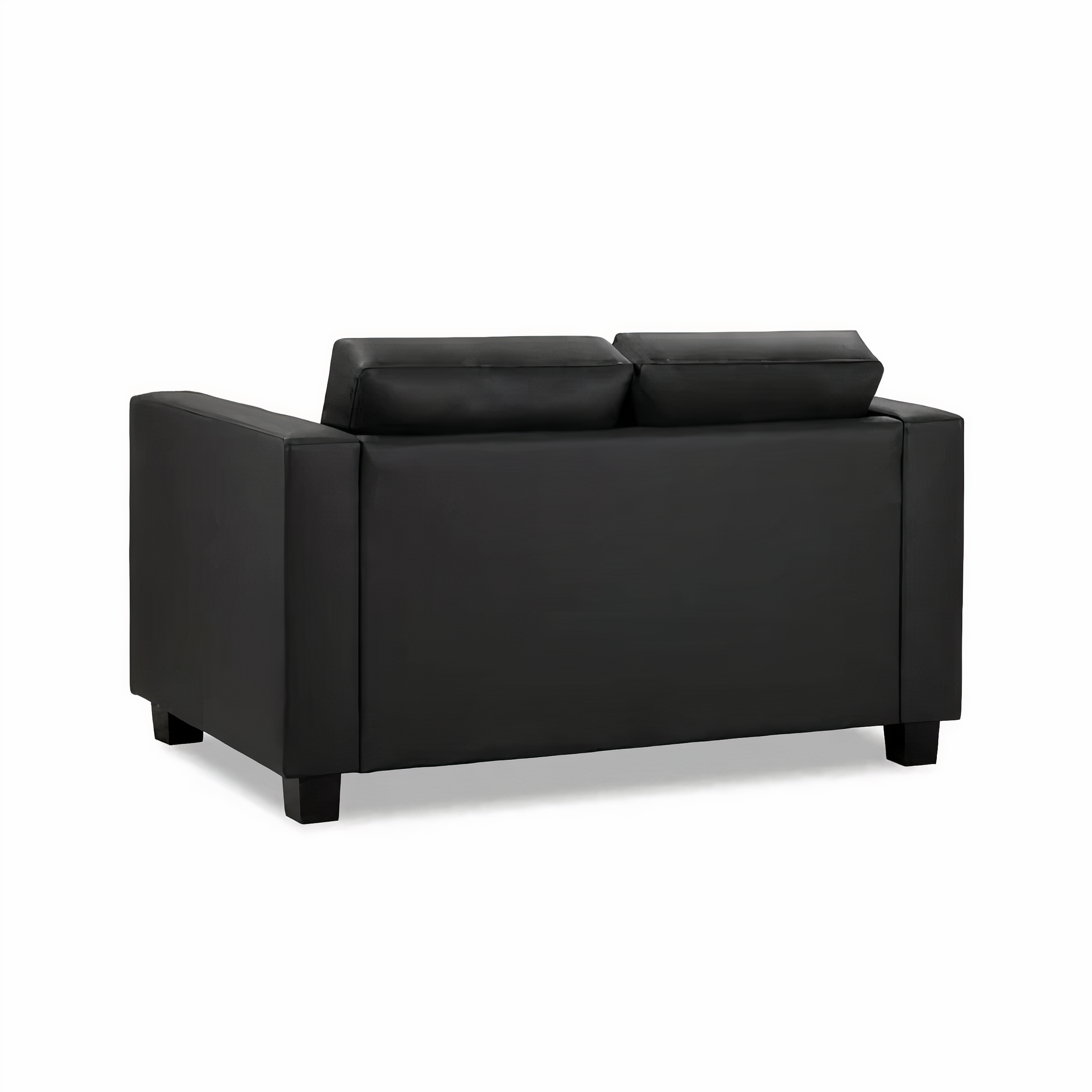 KEW 2 SEATER SOFA IN BLACK DHF Furnishing