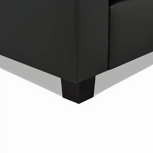 KEW 2 SEATER SOFA IN BLACK DHF Furnishing