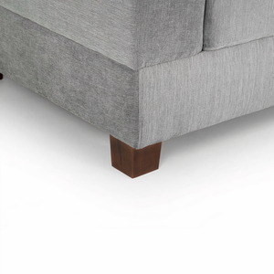 KEW 2 SEATER SOFA IN GREY FABRIC DHF Furnishing