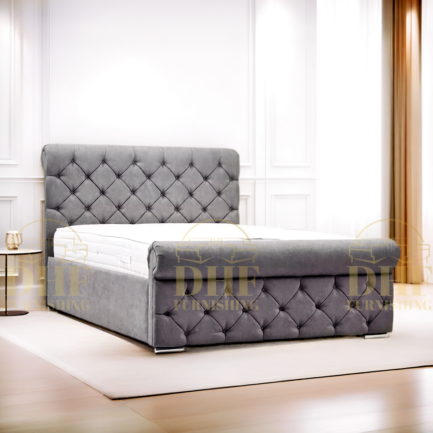 MILANO SLEIGH BEDFRAME DHF Furnishing