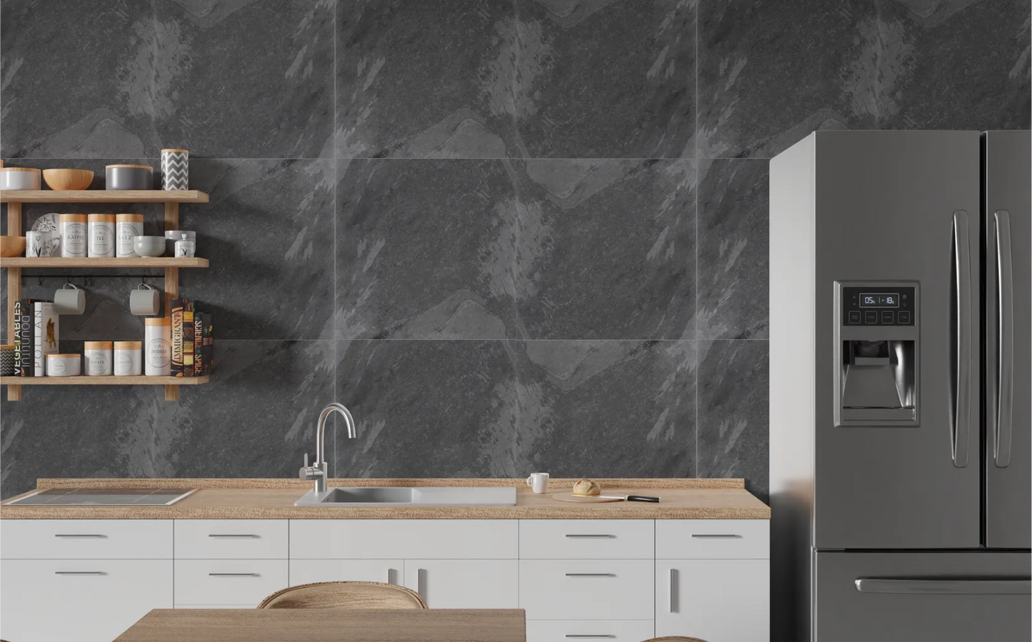 Mountain Black 600mm x 1200mm DHF Furnishing