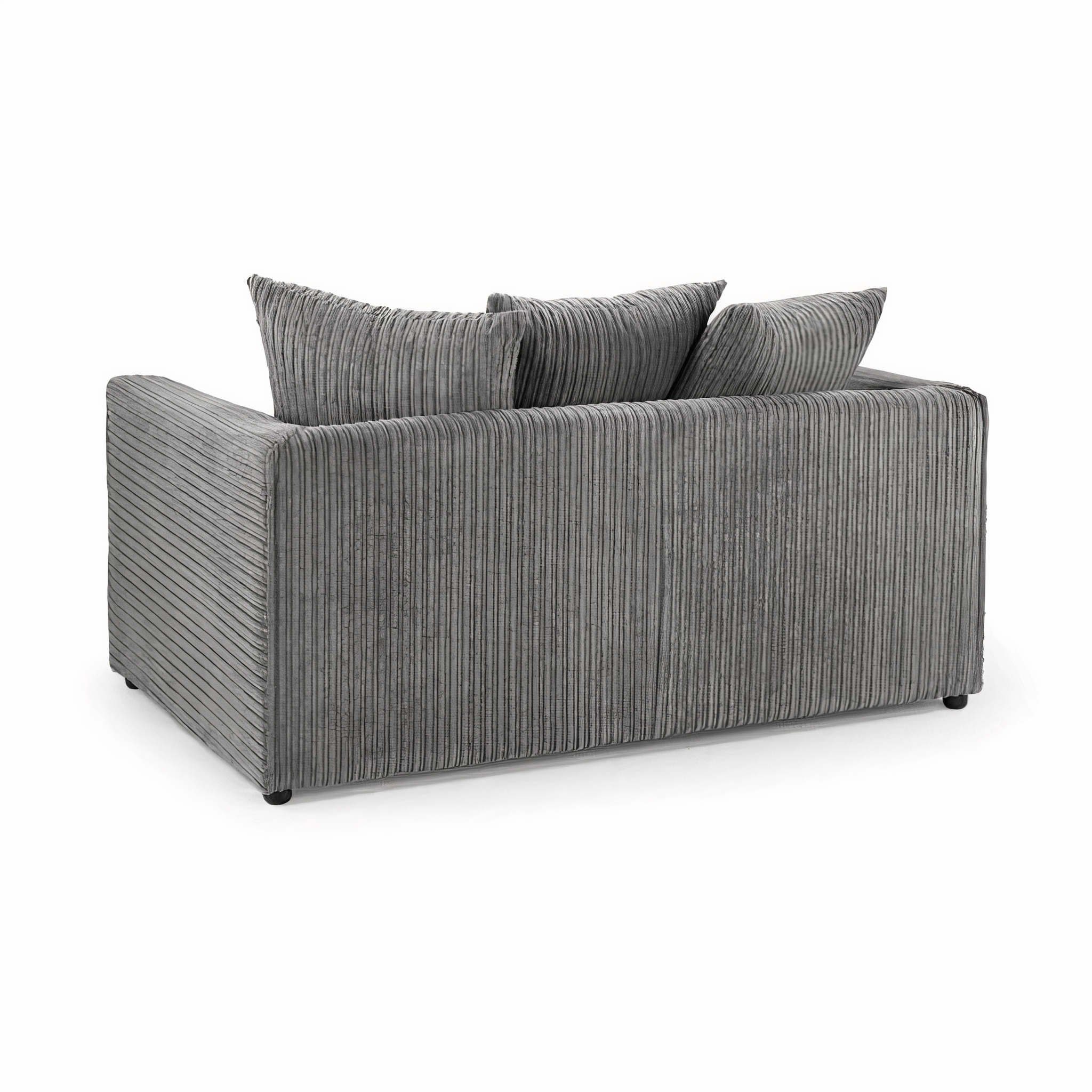 OXFORD 2 SEATER SOFA IN GREY JUMBO CORD DHF Furnishing