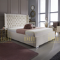 Alyssa Buttoned Headboard Bed DHF Furnishing
