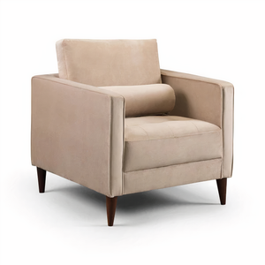 BELLE ARMCHAIR IN PLUSH BEIGE DHF Furnishing