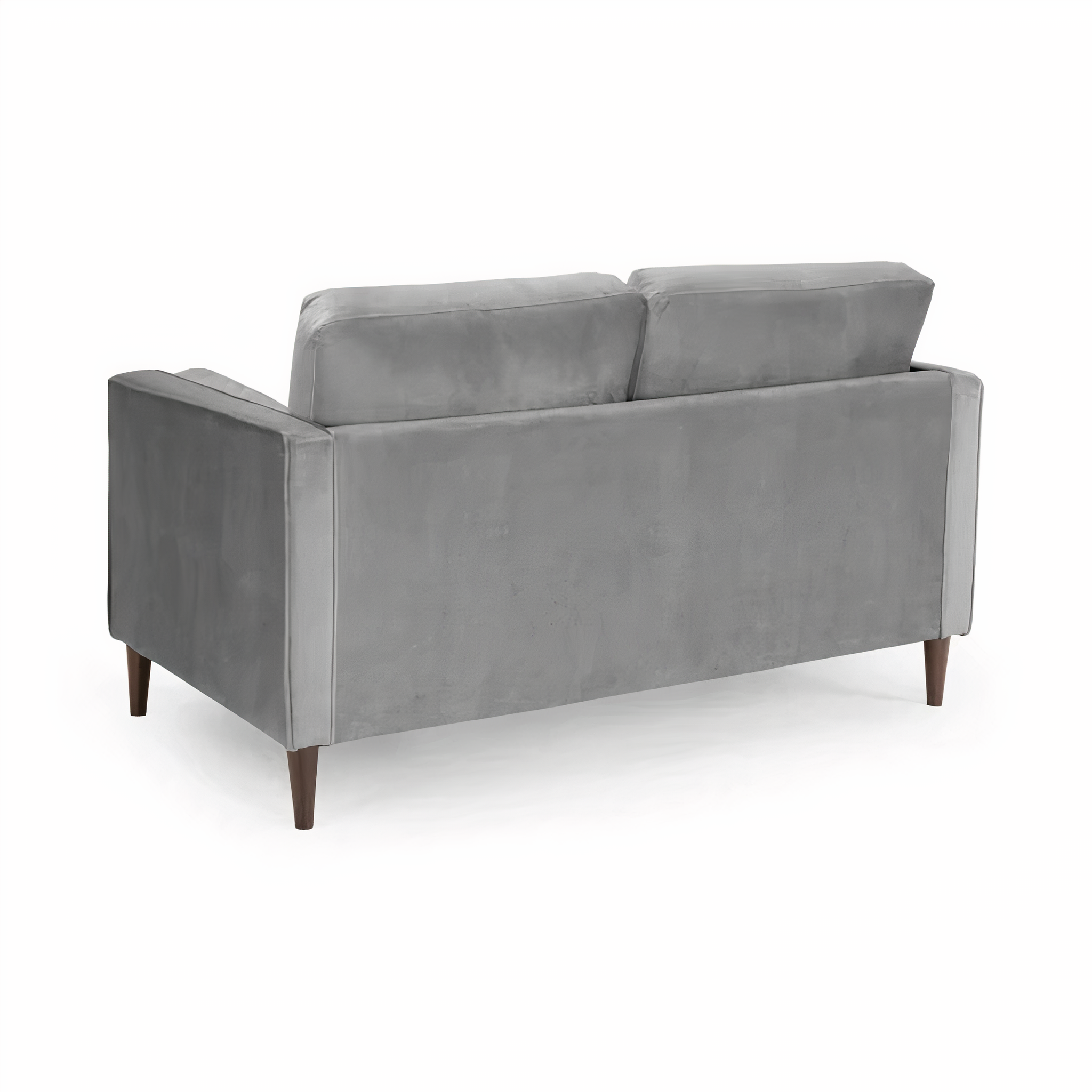 BELLE 2 SEATER IN PLUSH GREY DHF Furnishing
