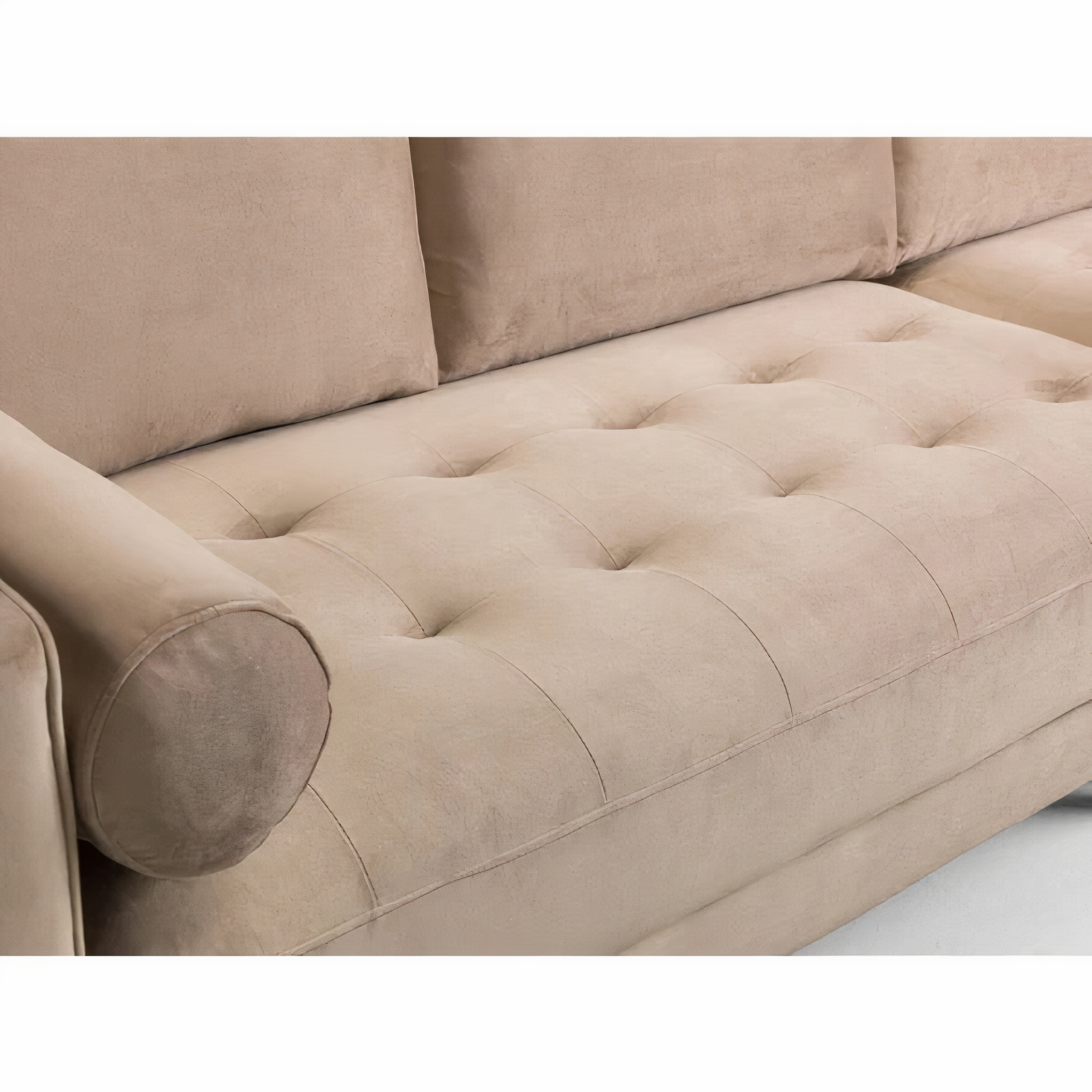 BELLE ARMCHAIR IN PLUSH BEIGE DHF Furnishing