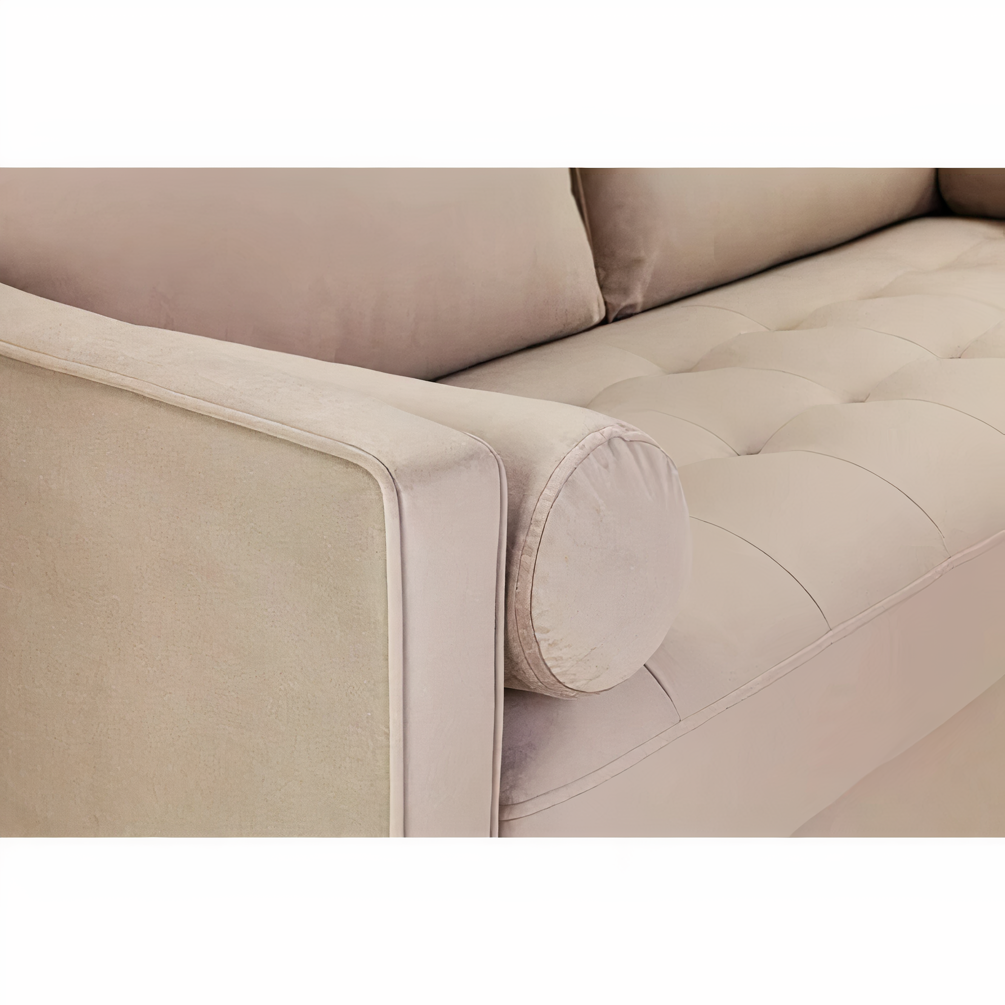 BELLE ARMCHAIR IN PLUSH BEIGE DHF Furnishing