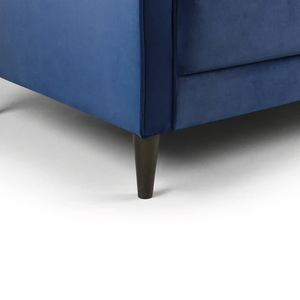 BELLE ARMCHAIR IN PLUSH BLUE DHF Furnishing