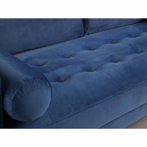 BELLE ARMCHAIR IN PLUSH BLUE DHF Furnishing