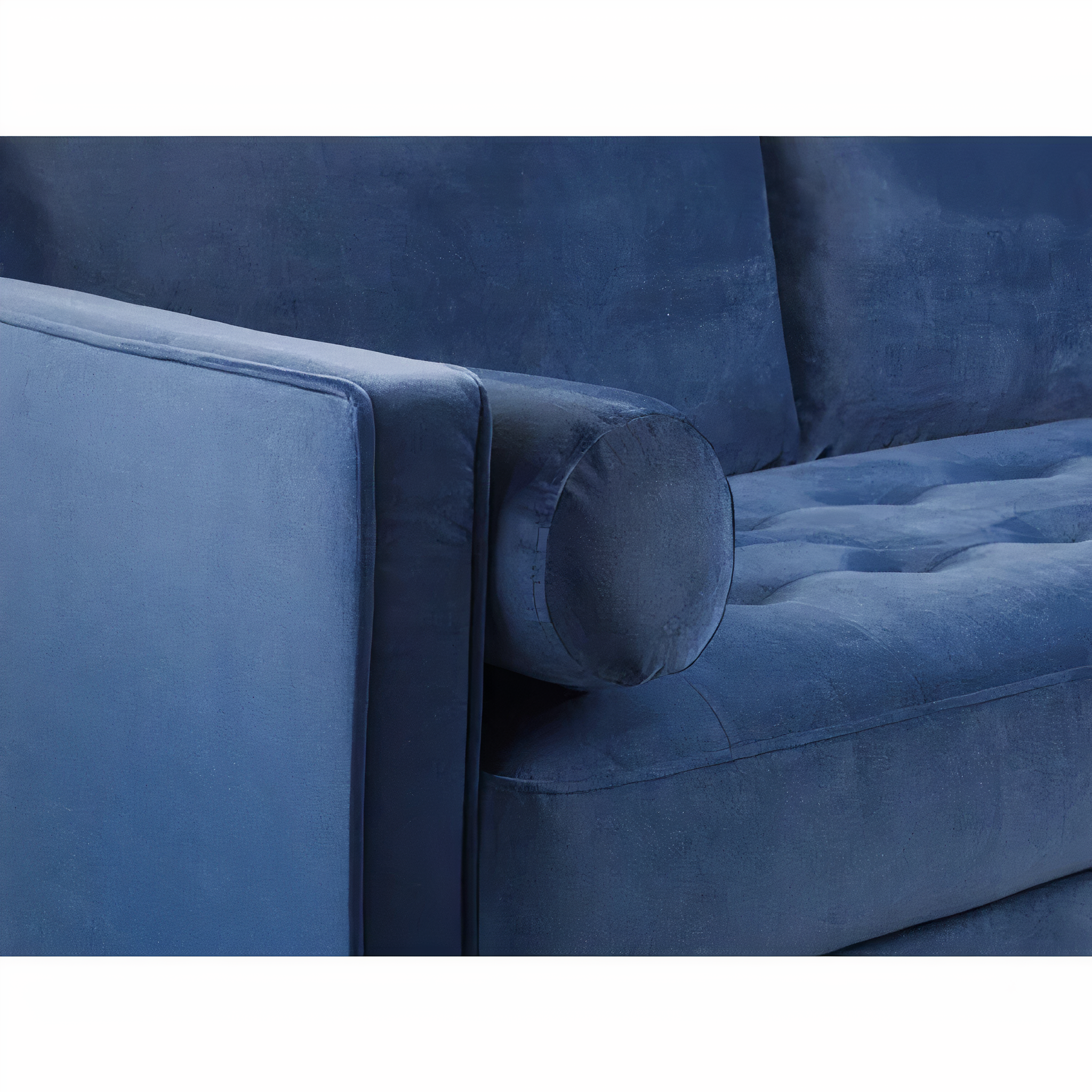 BELLE ARMCHAIR IN PLUSH BLUE DHF Furnishing