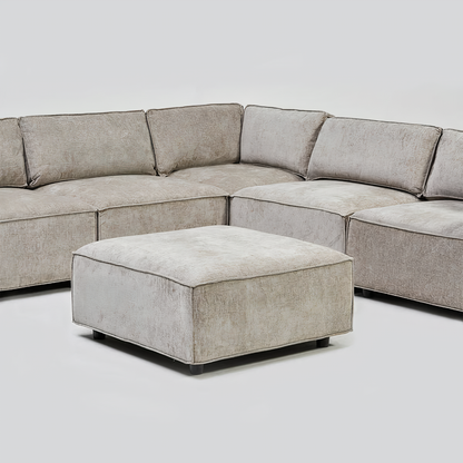 HARPER FOOTSTOOL IN BROOKLYN QUILL DHF Furnishing
