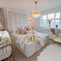 Indulgence Beading Elizabeth 70 Inch Tall Headboard Bed