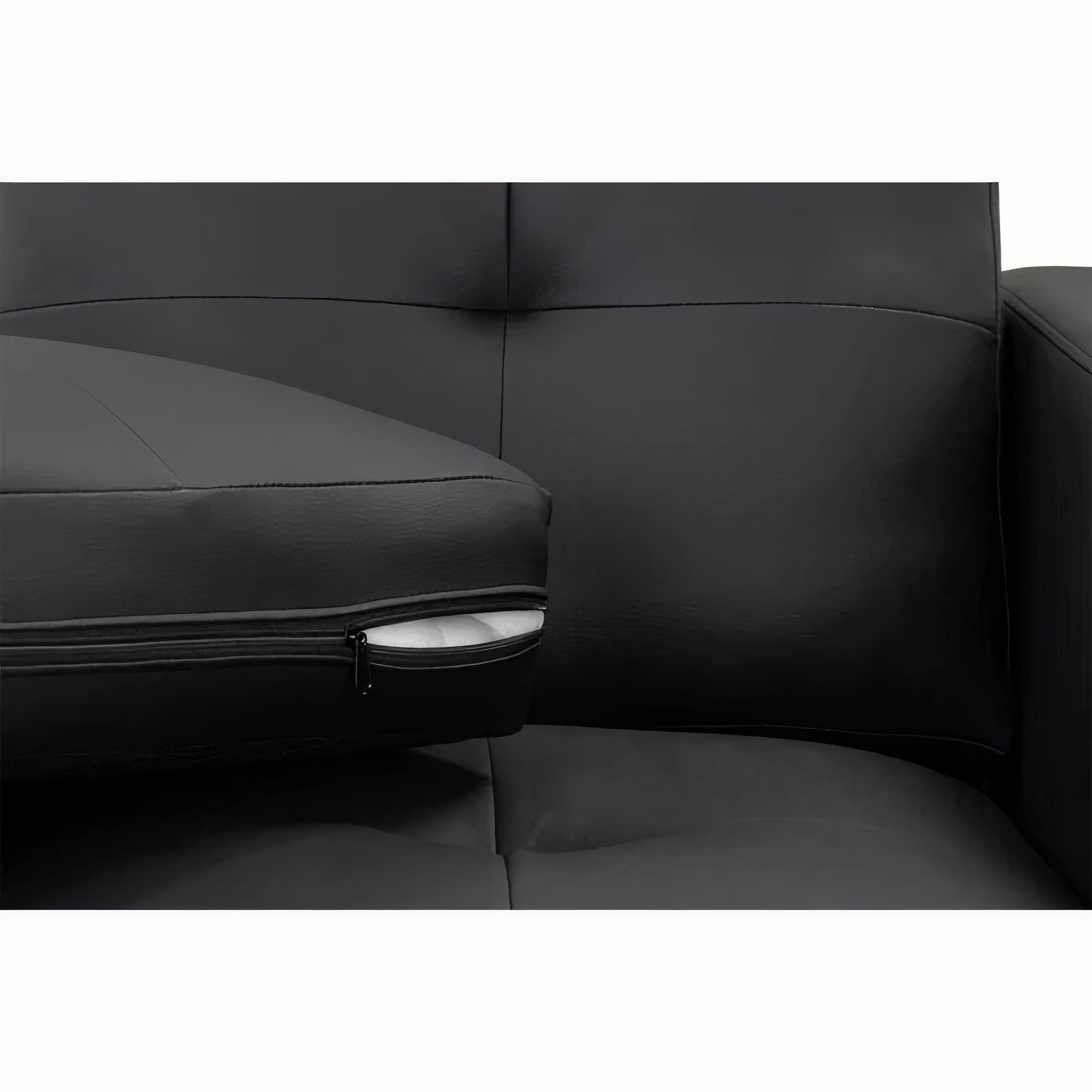 KEW 2 SEATER SOFA IN BLACK DHF Furnishing