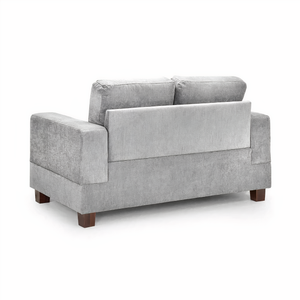 KEW 2 SEATER SOFA IN GREY FABRIC DHF Furnishing