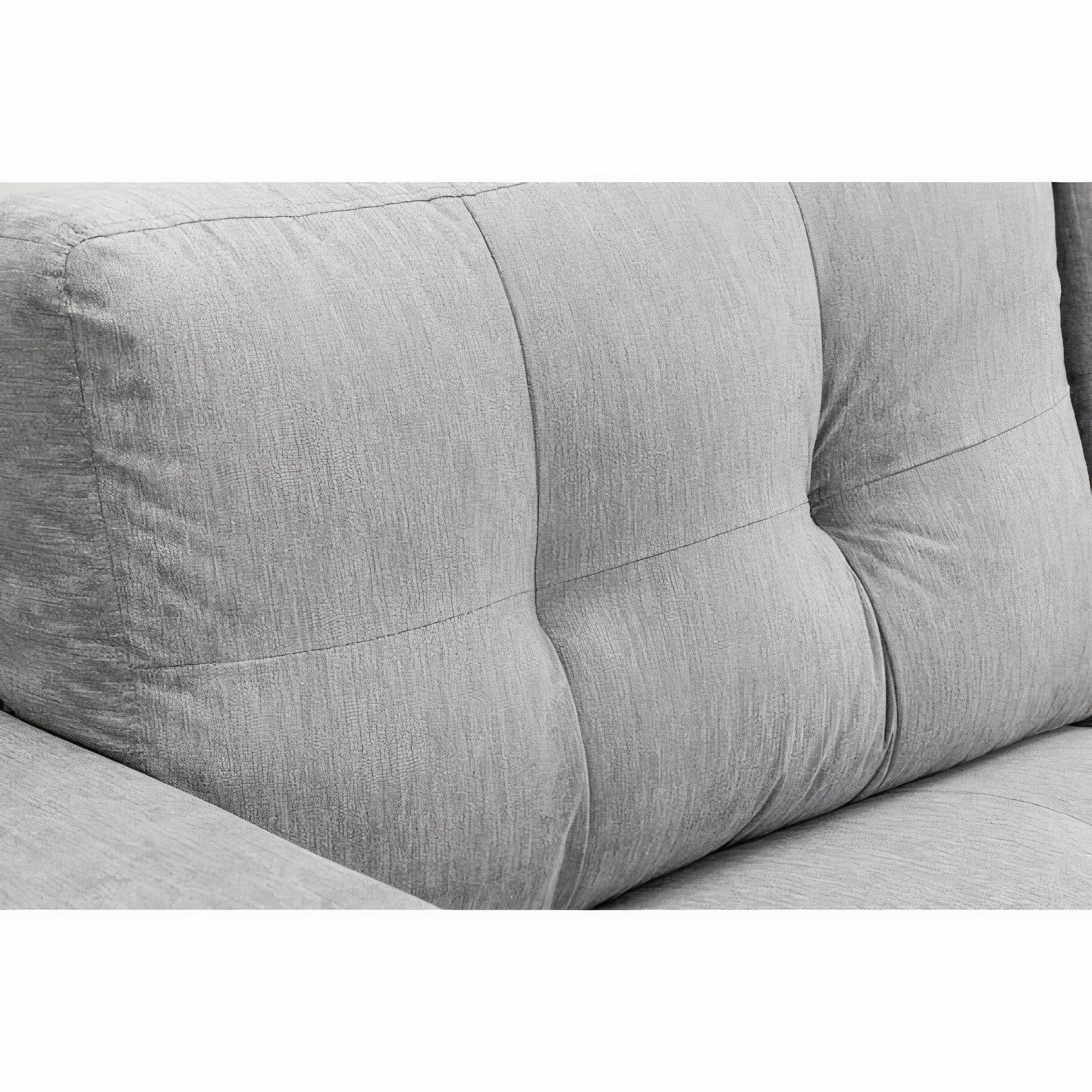 KEW 2 SEATER SOFA IN GREY FABRIC DHF Furnishing