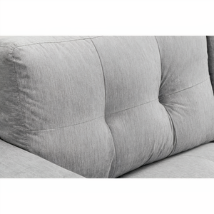KEW ARMCHAIR IN GREY FABRIC DHF Furnishing
