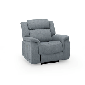 LINDEN RECLINER SOFA GREY ARMCHAIR DHF Furnishing