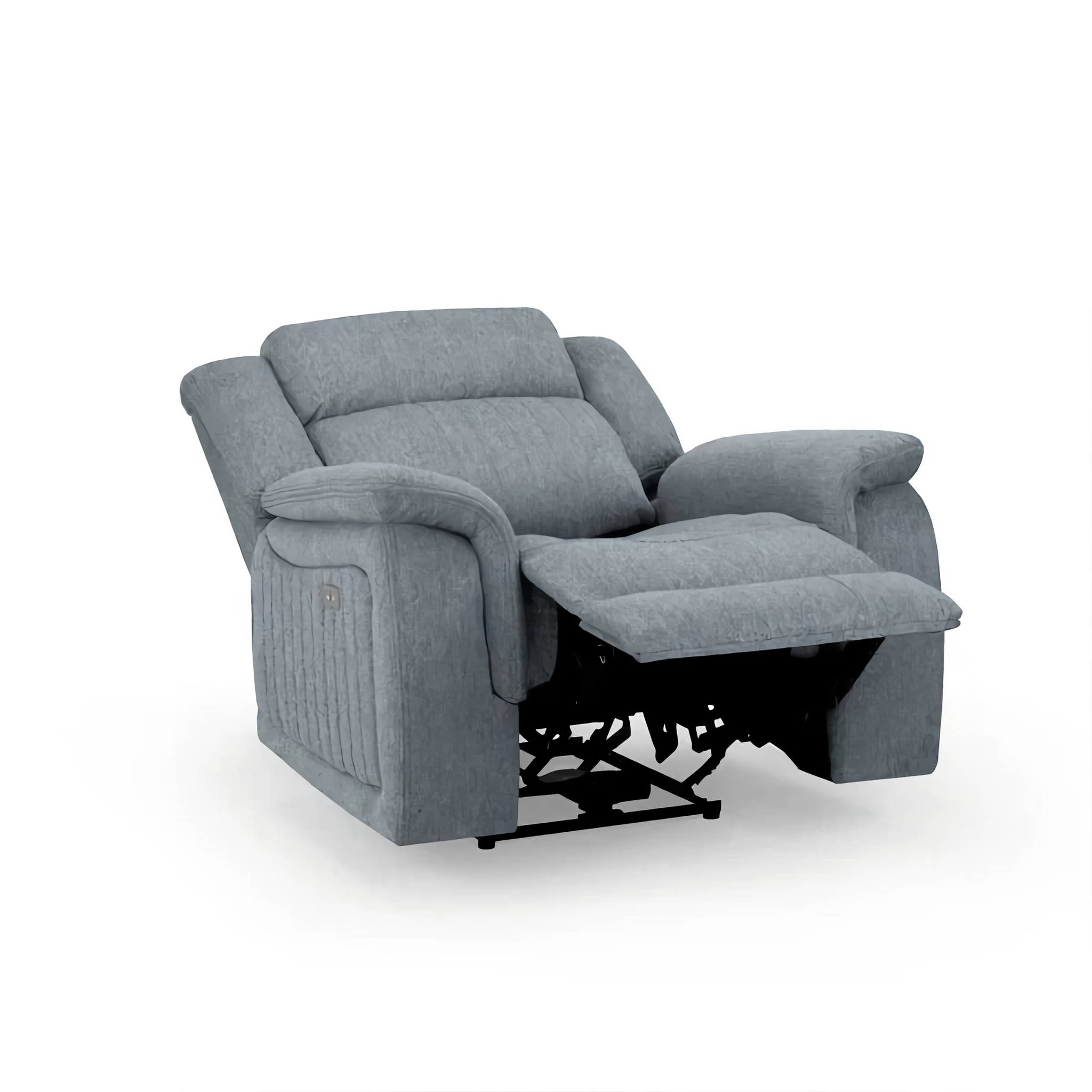LINDEN RECLINER SOFA GREY ARMCHAIR DHF Furnishing