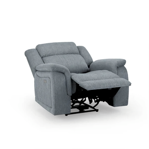 LINDEN RECLINER SOFA GREY ARMCHAIR DHF Furnishing