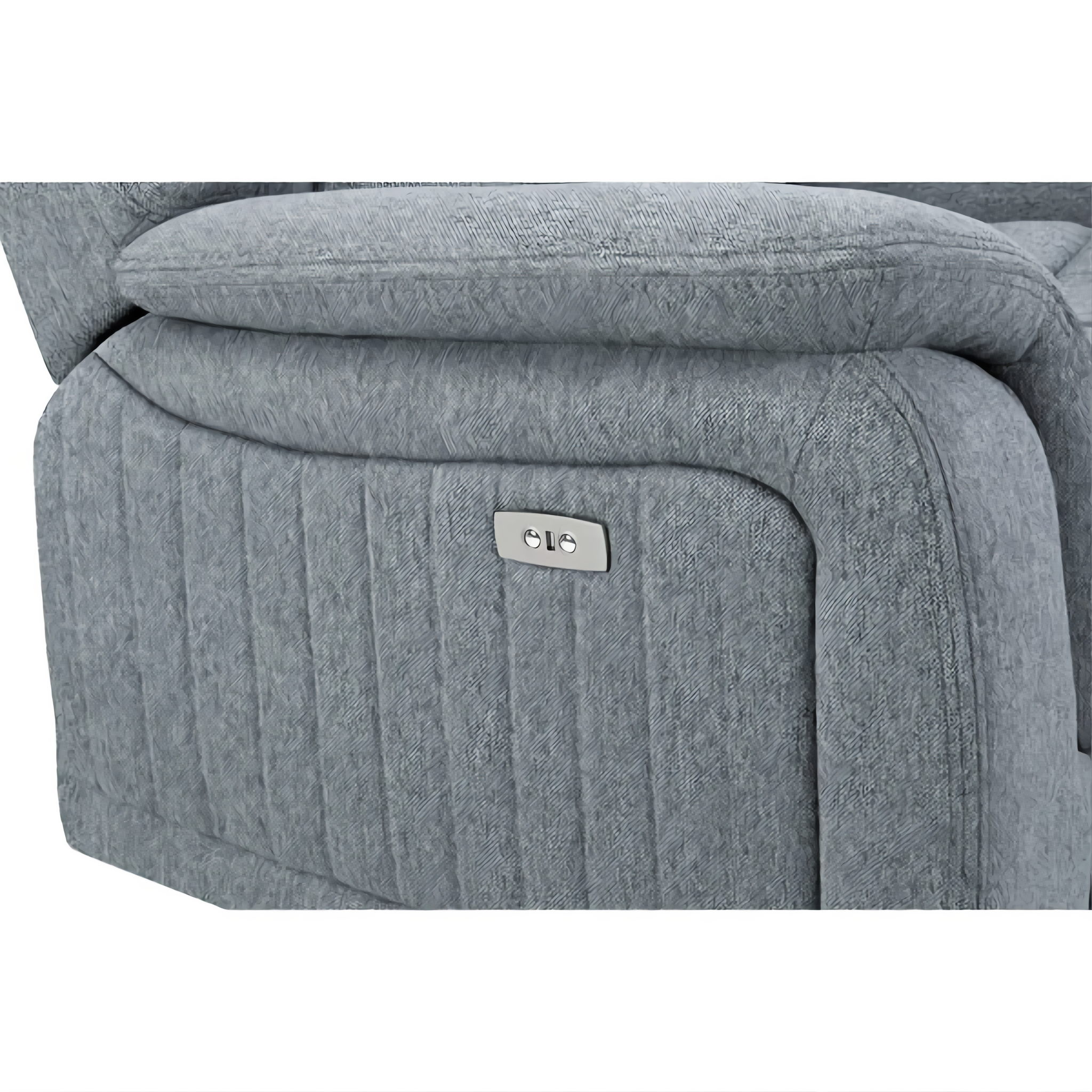 LINDEN RECLINER SOFA GREY ARMCHAIR DHF Furnishing