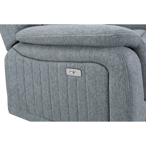 LINDEN RECLINER SOFA GREY ARMCHAIR DHF Furnishing