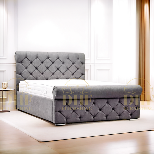 MILANO SLEIGH BEDFRAME