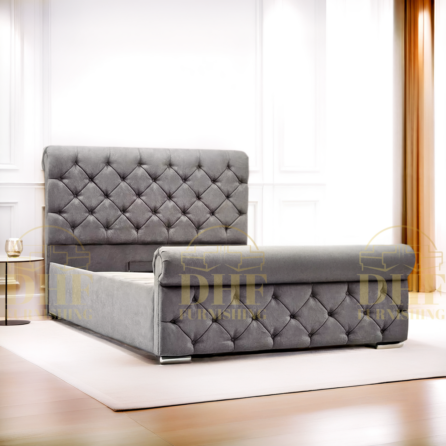 MILANO SLEIGH BEDFRAME DHF Furnishing