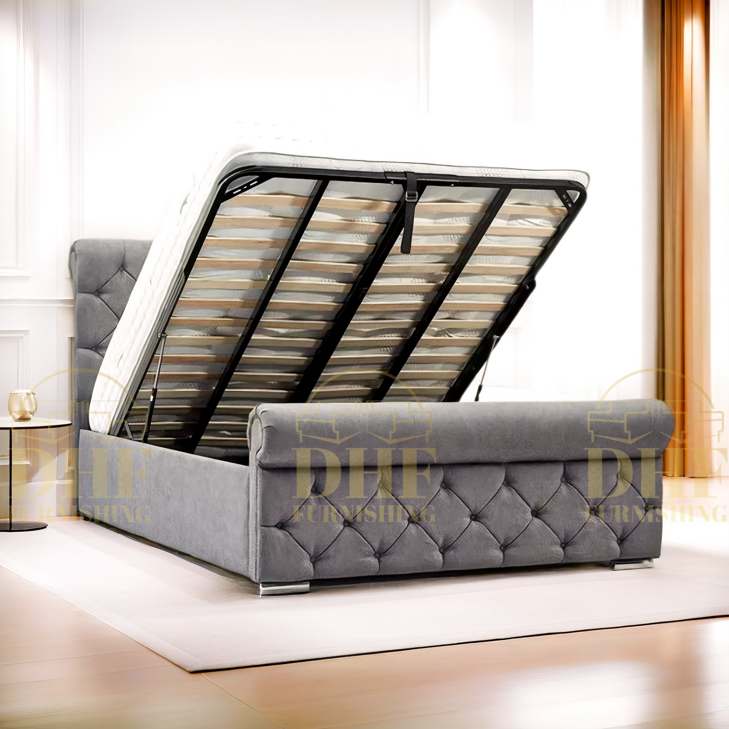 MILANO SLEIGH BEDFRAME DHF Furnishing