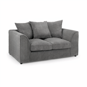 OXFORD 2 SEATER SOFA IN GREY JUMBO CORD DHF Furnishing