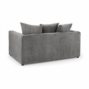 OXFORD 2 SEATER SOFA IN GREY JUMBO CORD DHF Furnishing