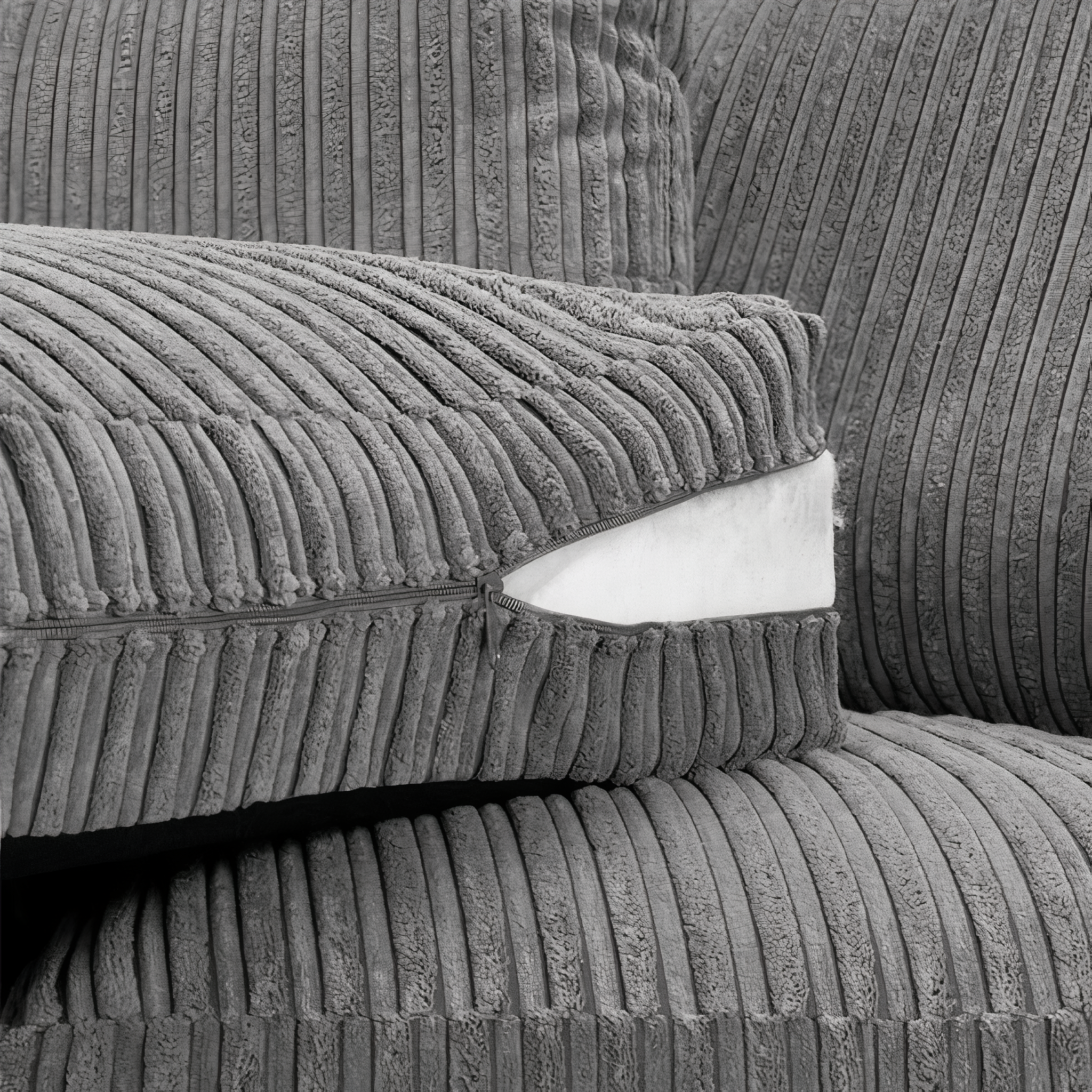 OXFORD 2 SEATER SOFA IN GREY JUMBO CORD DHF Furnishing