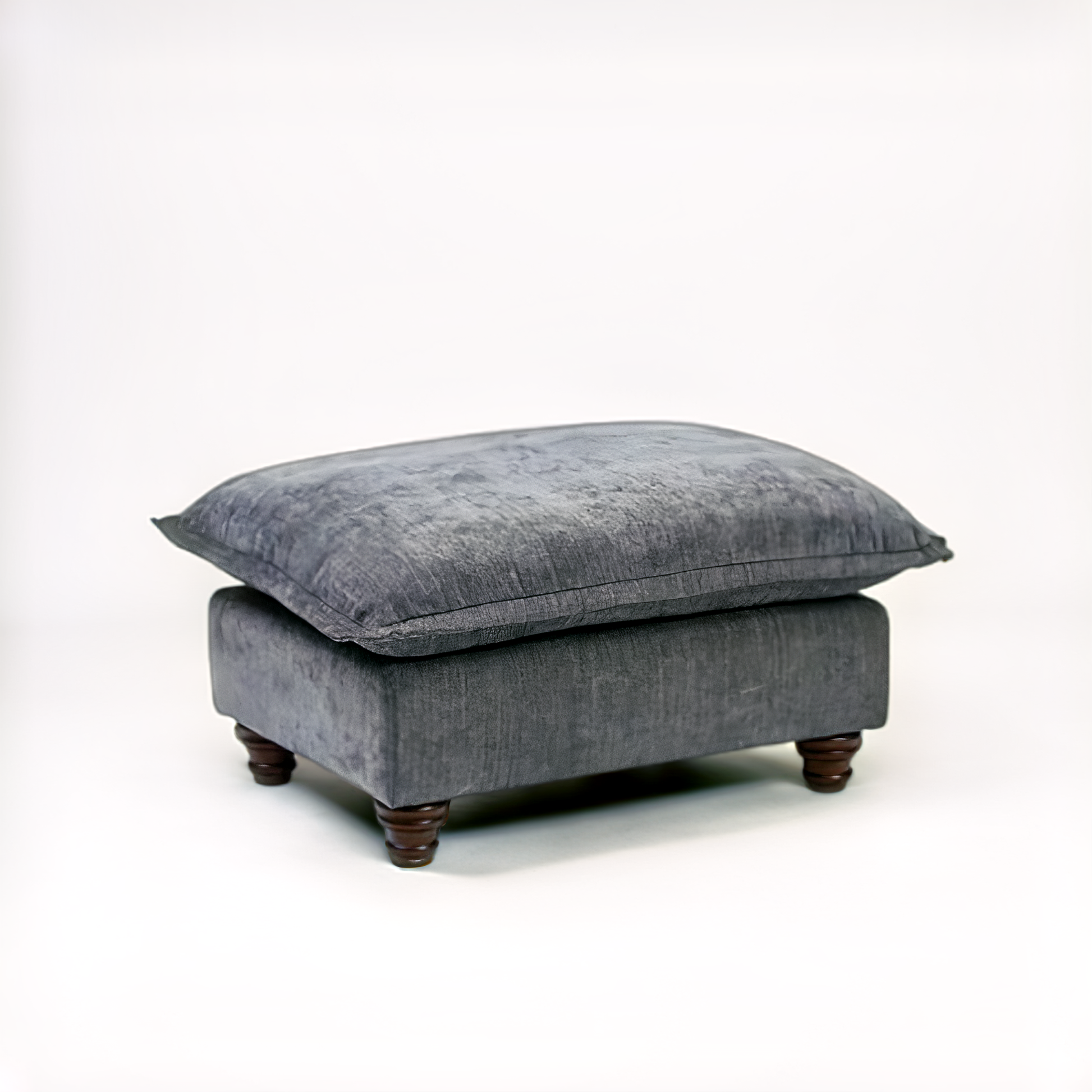 PIPPIN OTTOMAN IN DARWIN CHARCOAL DHF Furnishing