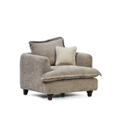 PIPPIN SNUGGLE CHAIR IN DARWIN MINK DHF Furnishing
