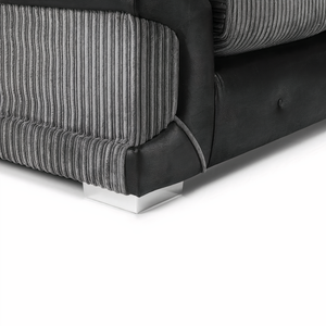 SOHO BLACK/GREY ARMCHAIR DHF Furnishing